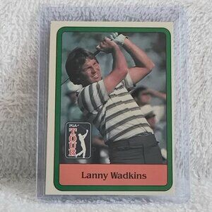 5/$20 E/NM 1981 Donruss Golf Inaugural Lanny Wadkins PGA Tour Card 58!!
